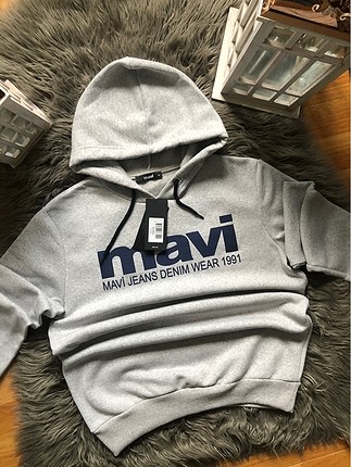 Gri sweatshirt MAVİ ????