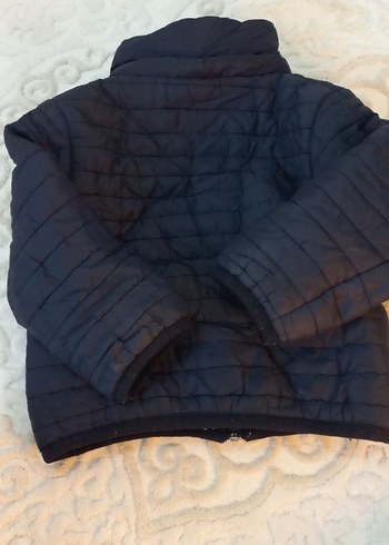 Erkek Çocuk Gri Fermuarlı Mont - Görsel 4