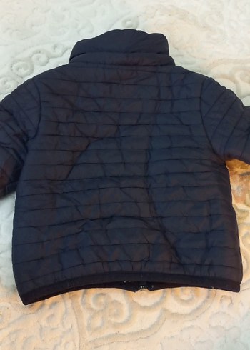 Erkek Çocuk Gri Fermuarlı Mont - Görsel 3