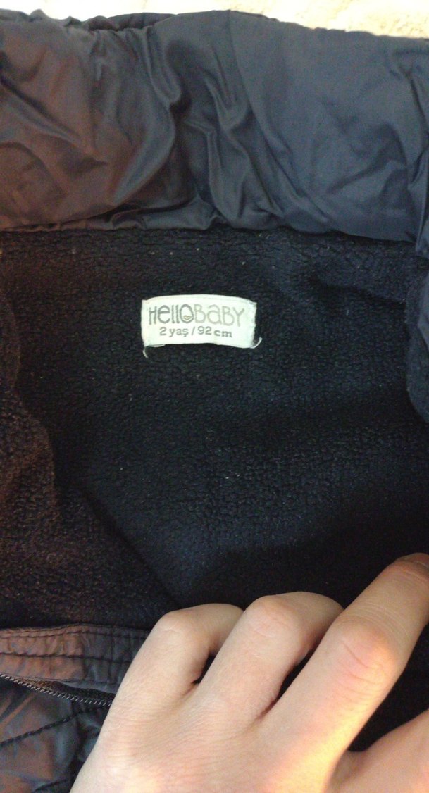 Erkek Çocuk Gri Fermuarlı Mont - Görsel 2