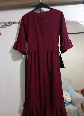 Bordo elbise
