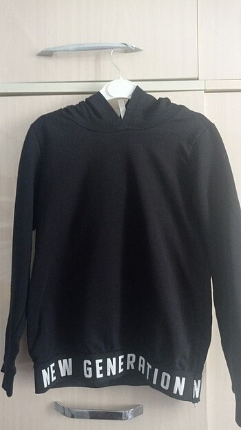 Kız çocuk sweatshirt siyah