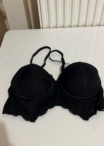 2K Siyah Gotik Midi Sütyen