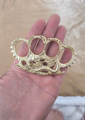 Kayışlı Rock Punk Gri Kadın El Zinciri - Görsel 7