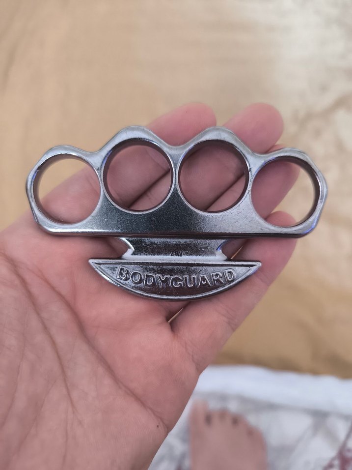 Kayışlı Rock Punk Gri Kadın El Zinciri - Görsel 3