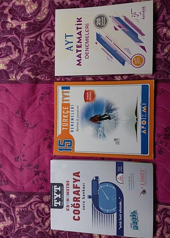 AYT Matematik, TYT Türkçe ve TYT Coğrafya Denemeleri