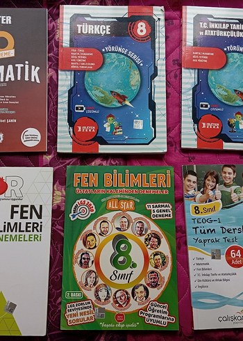 LGS, LİSE HAZIRLIK, ORTAOKUL Test Kitabı, Soru Bankası