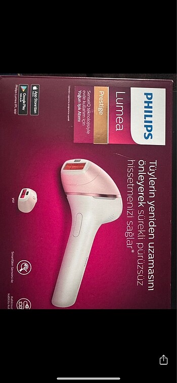 Philips Lumea epilasyon cihazı