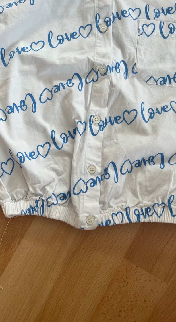 Kız Çocuk Beyaz Kolsuz Gömlek - Görsel 4