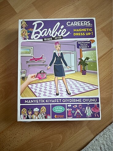 Barbie manyetik kıyafet giydirme oyunu