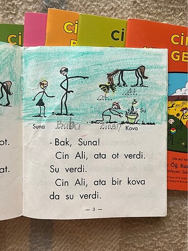  Beden Renk Cin Ali okuma seti