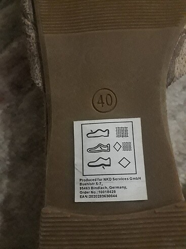 40 Beden camel Renk Sandalet tarzı babet