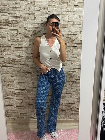 Wide leg jean
