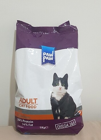 Pawpaw yetişkin kedi maması