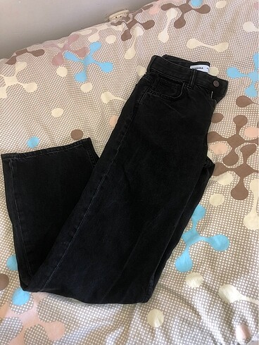 Bershka siyah wide leg