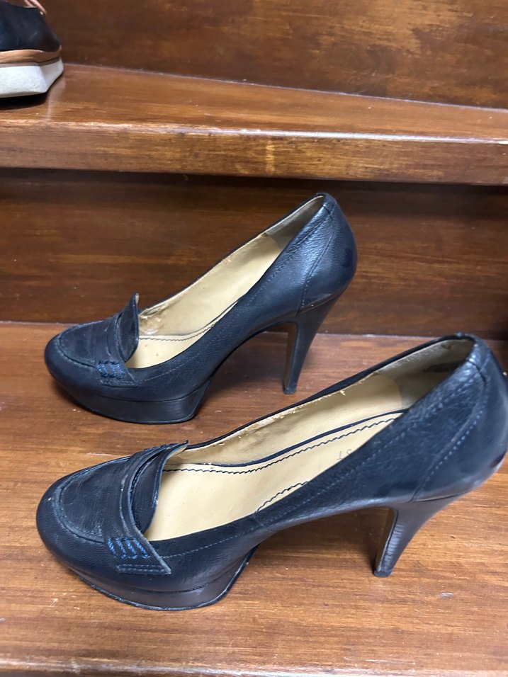 Klasik Kahverengi Kadın Topuklu Ayakkabı - Görsel 4