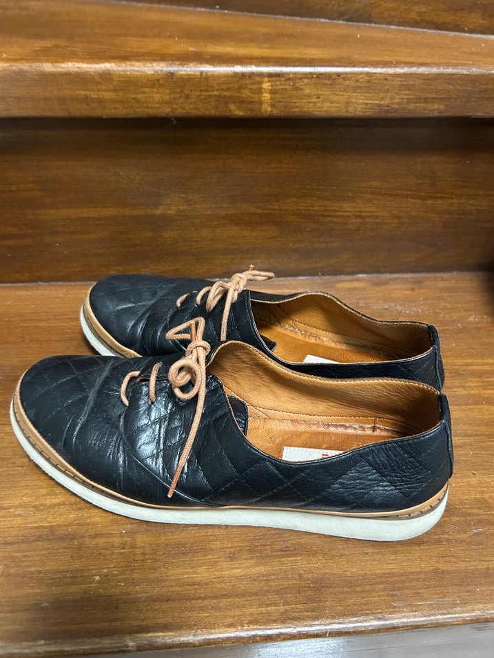 Kahverengi Bağcıklı Kadın Oxford Ayakkabı - Görsel 2