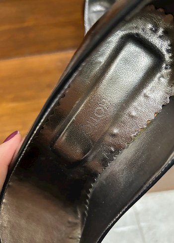 Kadın Siyah Rugan Stiletto Topuklu Ayakkabı - Görsel 2