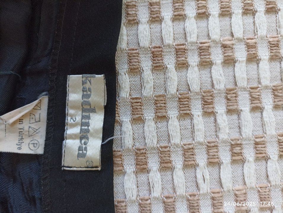 Siyah Midi Kalem Etek Fermuarlı - Görsel 2