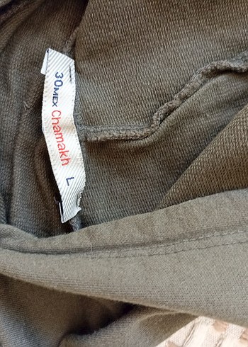 Kapüşonlu Haki Kadın Sweatshirt - Görsel 2