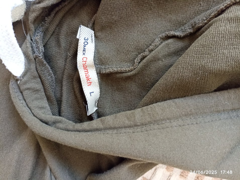 Kapüşonlu Haki Kadın Sweatshirt - Görsel 2