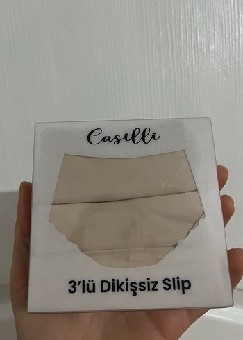 Casilli 3'lü Dikişsiz Mini Slip