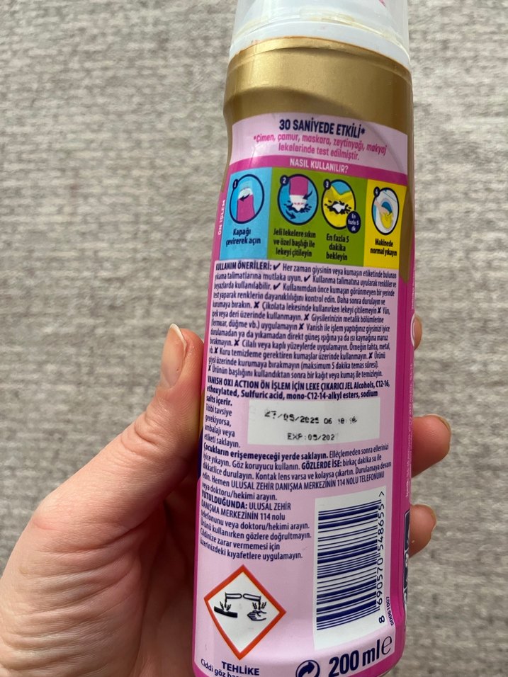 Vanish Oxi Action Konsantre Leke Çıkarıcı - Görsel 3