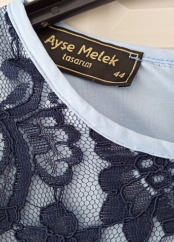 Mavi elbise abiye - Görsel 7