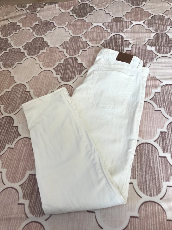 Beyaz Erkek kot pantolon - Görsel 2