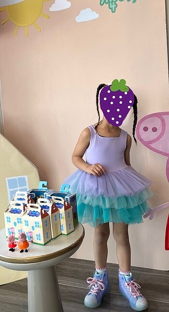 Diğer MİNİ CELEBRİTİES 3/4 yaş KOSTÜM Doğum günü Bale