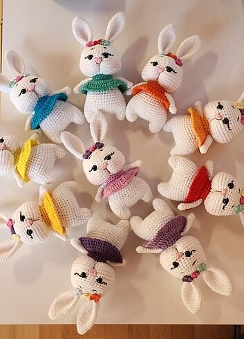  Beden Amigurumi Oyuncak Tavşan