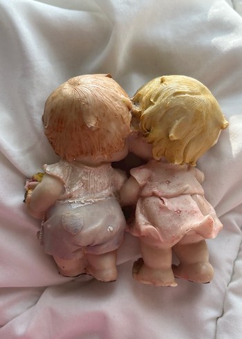 İkili Çocuk Porselen Biblo - Görsel 2