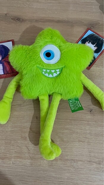 Yeşil uzaylı canavar peluş