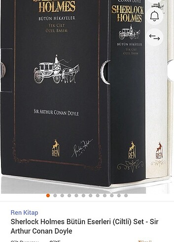 Sherlock Holmes kitap seti 