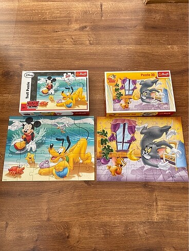 Çocuk puzzle 30 lu 4 adet