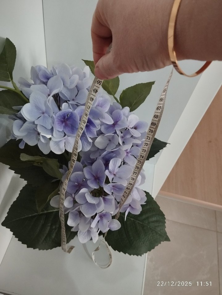 Pastel Mor Yapay Çiçekli Dekoratif Saksi - Görsel 2