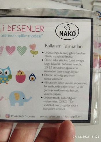 Renkli orgunuze yapistirlan Çocuk Figürleri Seti - Görsel 3