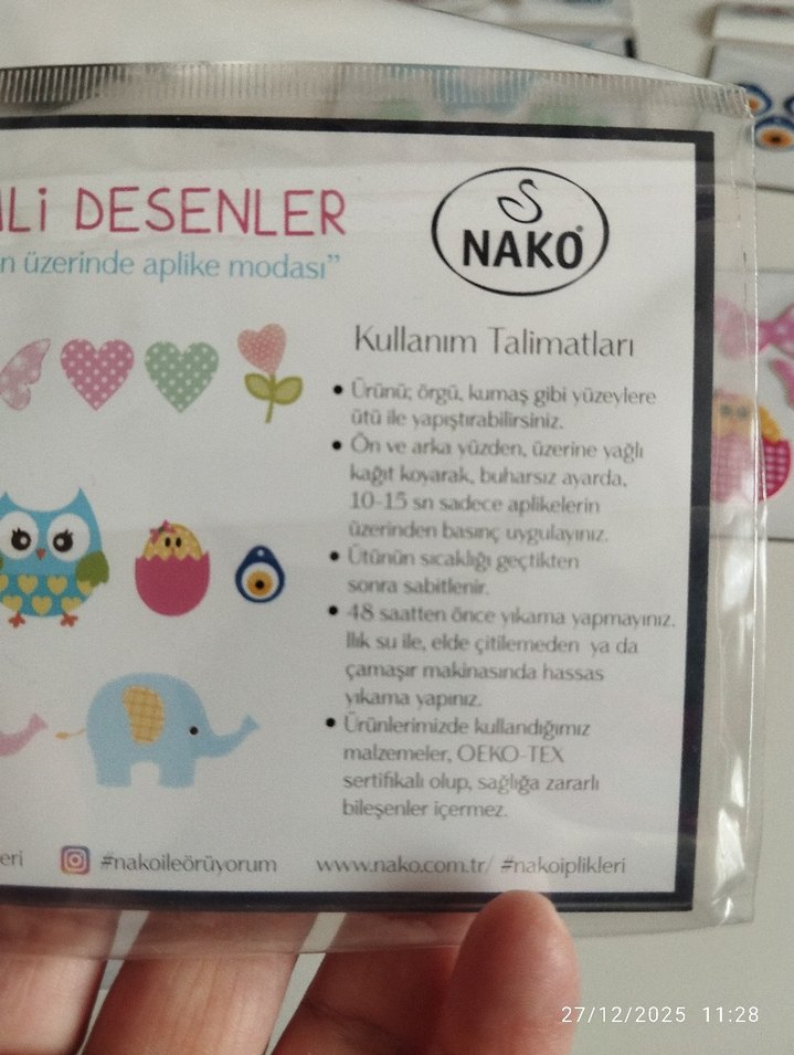 Renkli orgunuze yapistirlan Çocuk Figürleri Seti - Görsel 3