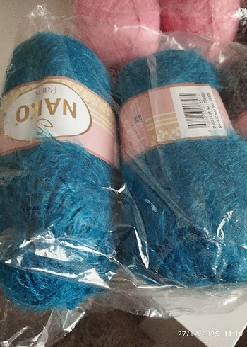 Nako Bohem Stilinde Renkli El Örgü İplikleri - Görsel 5