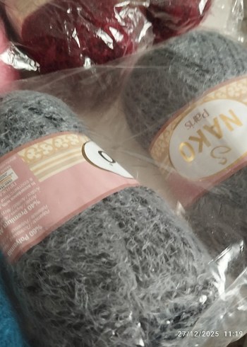 Nako Bohem Stilinde Renkli El Örgü İplikleri - Görsel 3