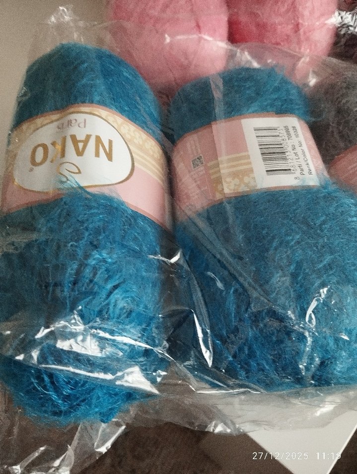 Nako Bohem Stilinde Renkli El Örgü İplikleri - Görsel 5