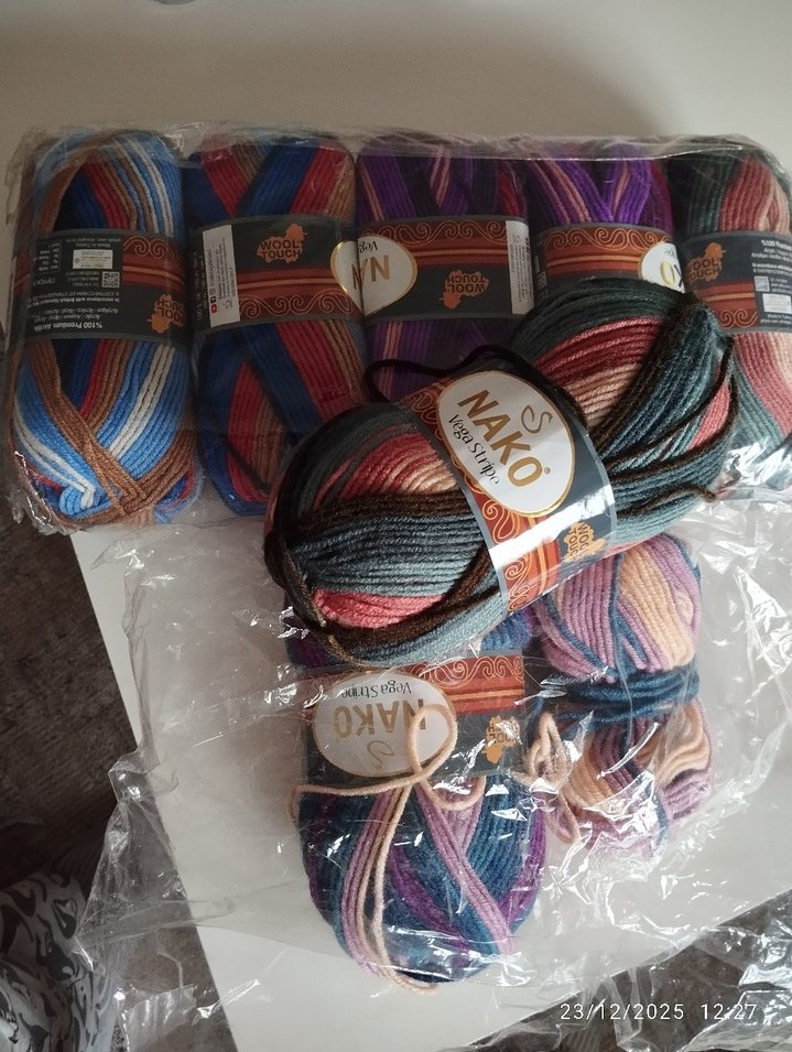 NAKO Çok Renkli El İşi İplikleri - Görsel 2