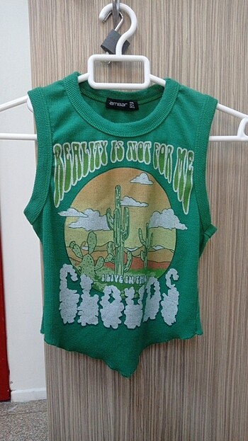 Diğer Crop top ambar bluz