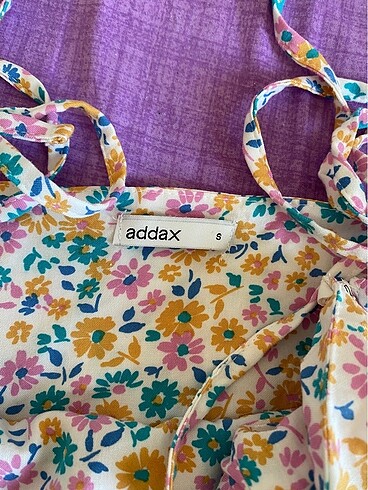 Addax Addax çiçekli yazlık elbise