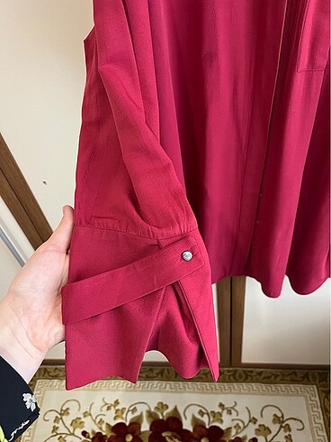 46 Beden kırmızı Renk Lcw modest tunik gömlek