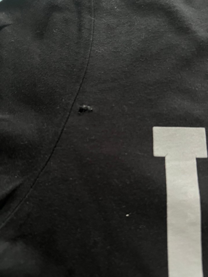 USPA Baskılı Siyah Erkek Tişört - Görsel 3