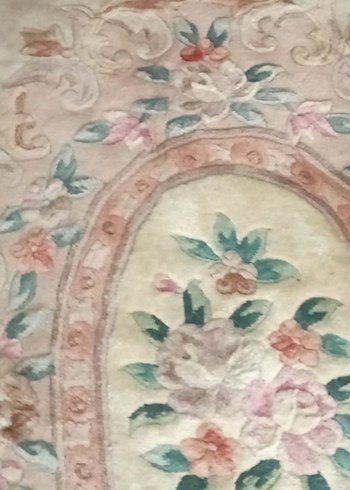 Pastel Bej Konvansiyonel Halı Çin yün halı - Görsel 3