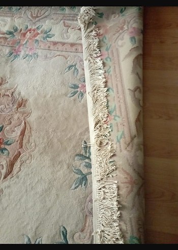 Pastel Bej Konvansiyonel Halı Çin yün halı - Görsel 5