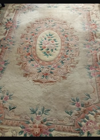 Pastel Bej Konvansiyonel Halı Çin yün halı - Görsel 6