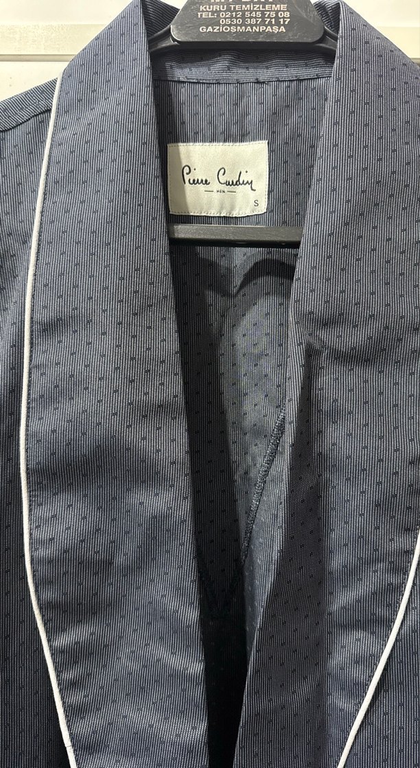 Erkek lacivert uzun Kollu röpteşambır - Görsel 2